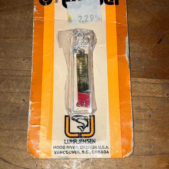 Vintage Luhr- Jensen super duper size 502 length 1 1/4” red head - Picture 3 of 8
